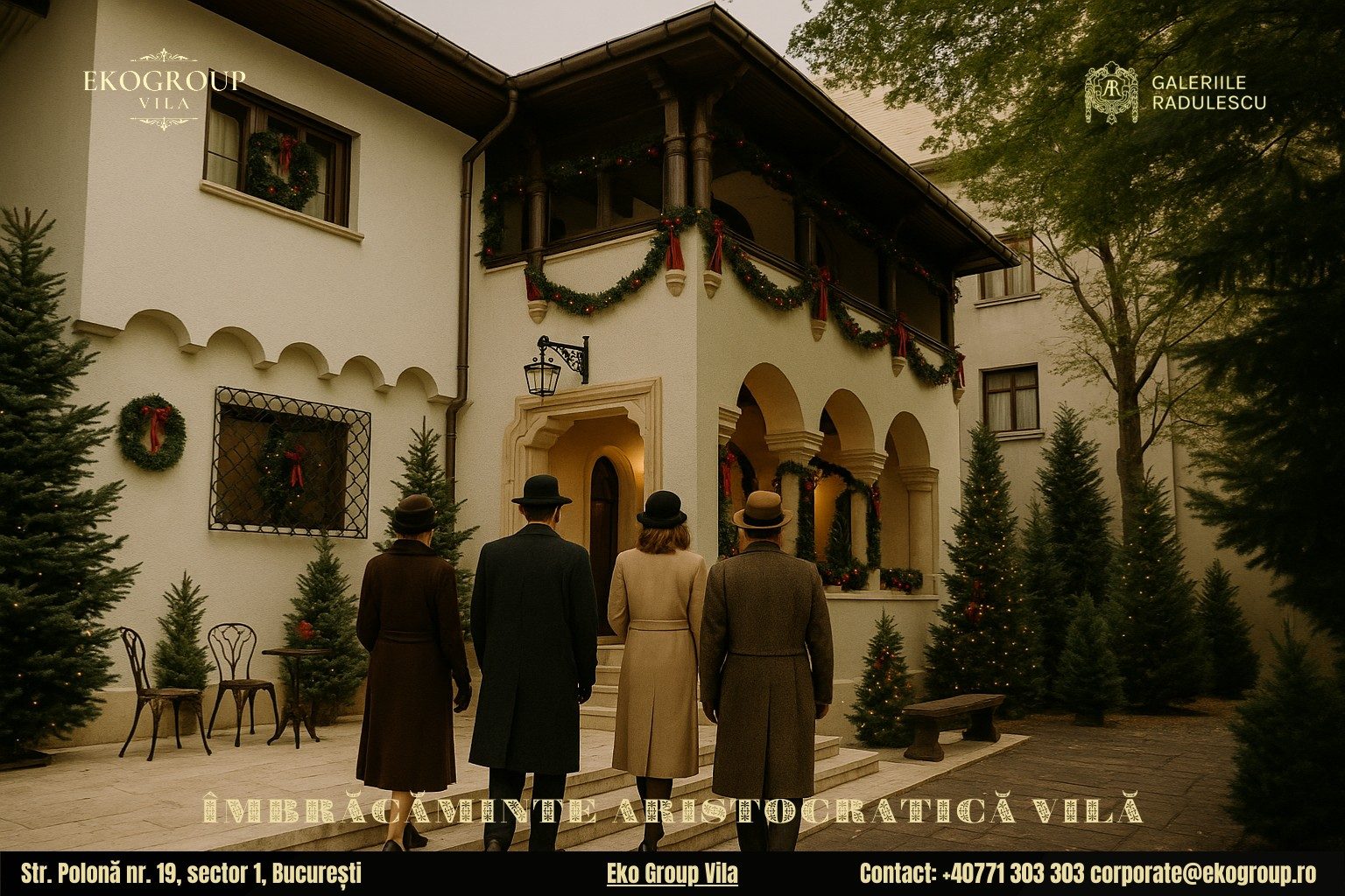 Haine de Crăciun din epoca interbelică, redescoperite prin expoziția Crăciunul anilor ’30 la Eko Group Vila